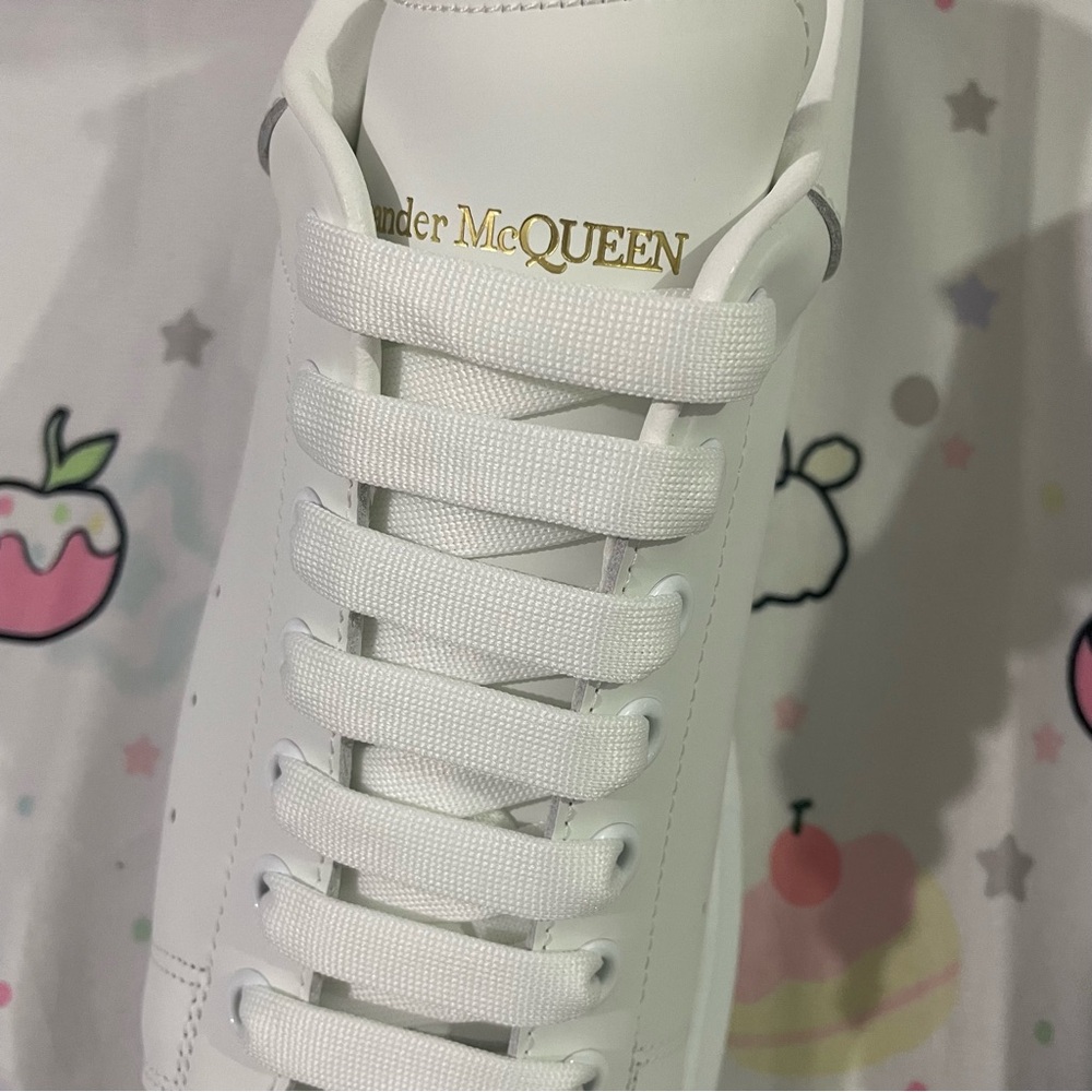 Alexander McQUEEN White Leather Oversized Sneaker - Picture 5 of 9